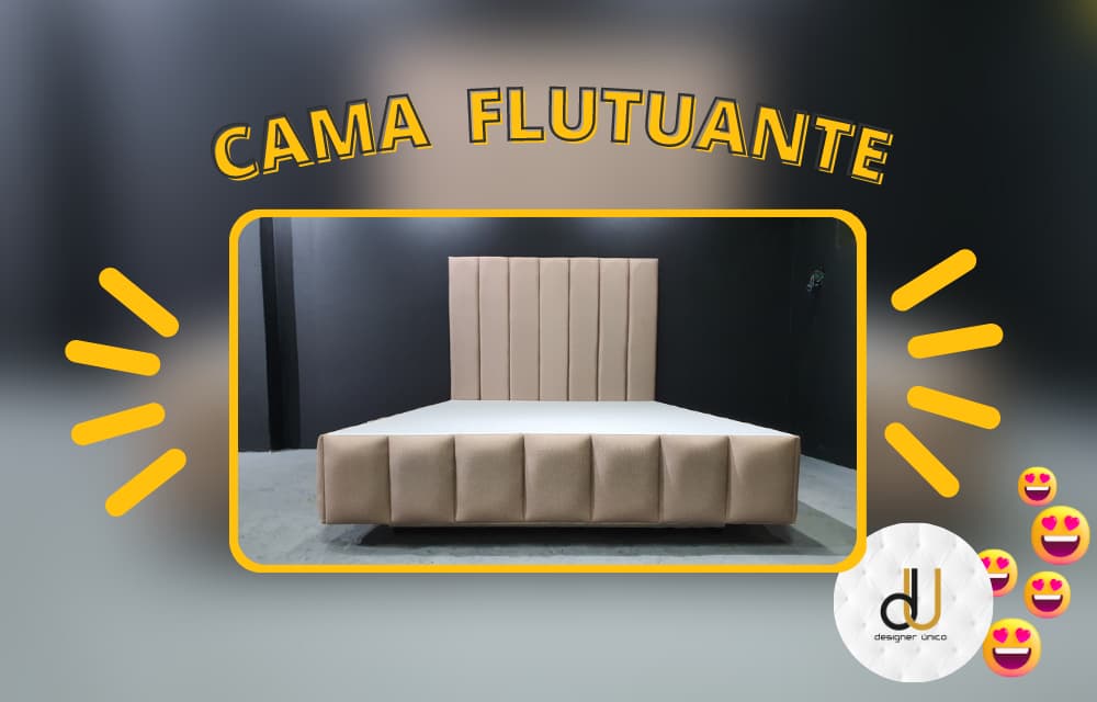 Cama pés flutuantes Designer Único