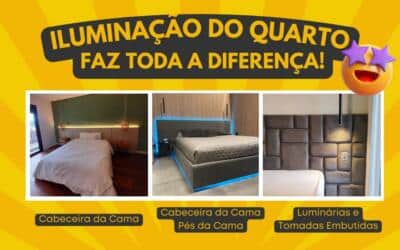 Como embutir a iluminação do quarto na cama sob medida